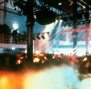 Inside the Haçienda nightclub in the 1980s.